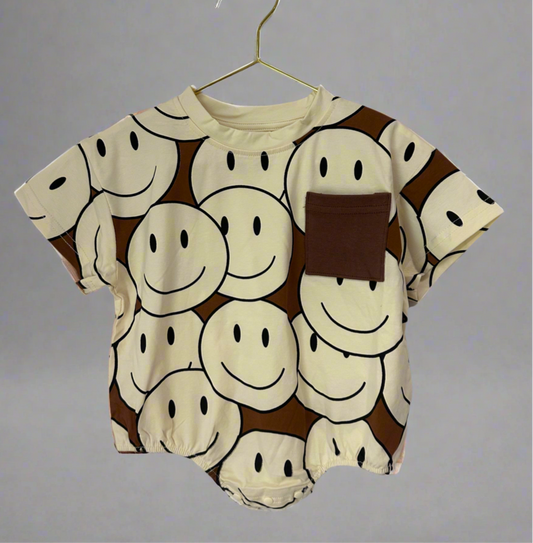 Smiley Pocket Onesie